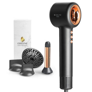 Odeylne IonAir Expert™ - Smart Professional Ionic Hair Dryer Styler Curler Volumizer and Smoother Odelyne