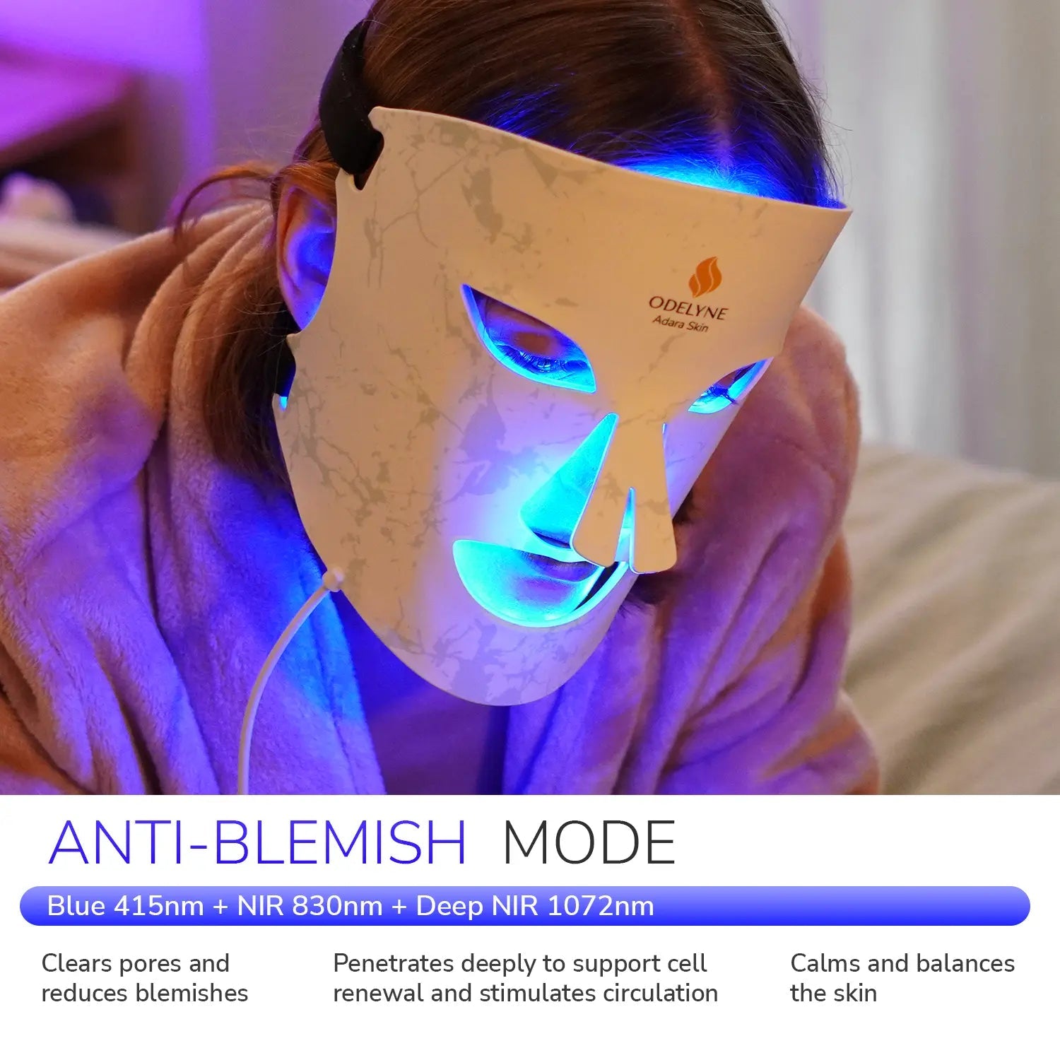 ODELYNE® ADARA SERIES™ LITE | LED LIGHT THERAPY MASK - Odelyne